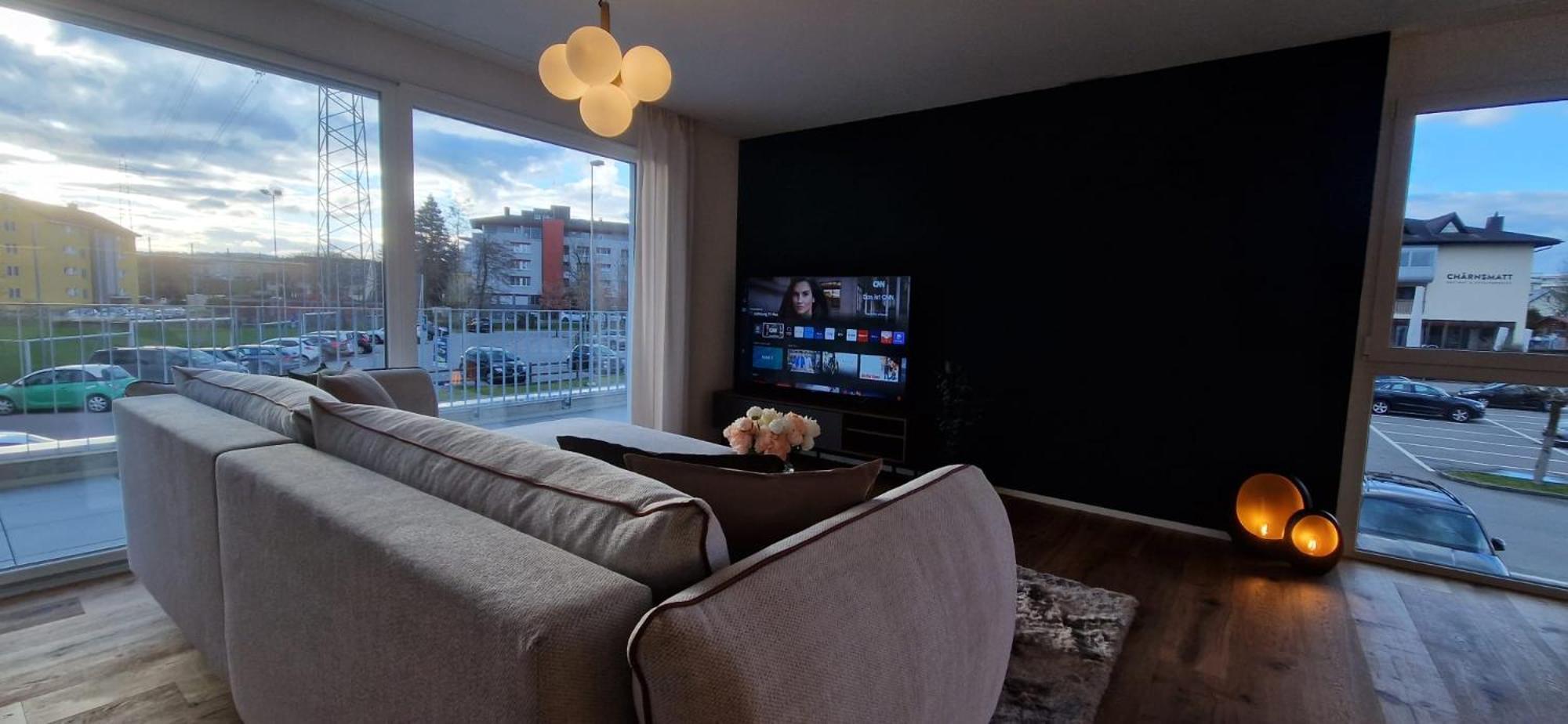 Visionary Hospitality Rothenburg, Lucerne - Premium Apartments With Free Parking, Washer, Kitchen, Terrace, 15' City المظهر الخارجي الصورة