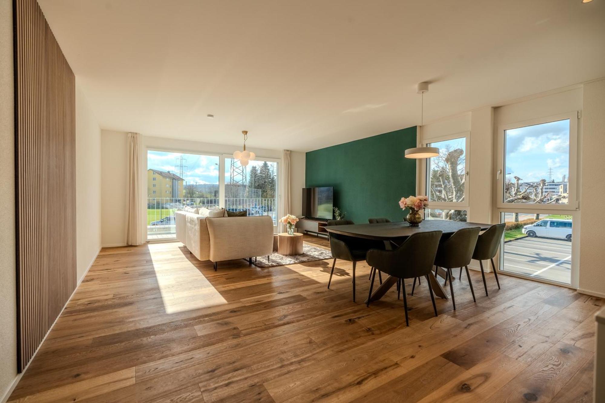 Visionary Hospitality Rothenburg, Lucerne - Premium Apartments With Free Parking, Washer, Kitchen, Terrace, 15' City المظهر الخارجي الصورة